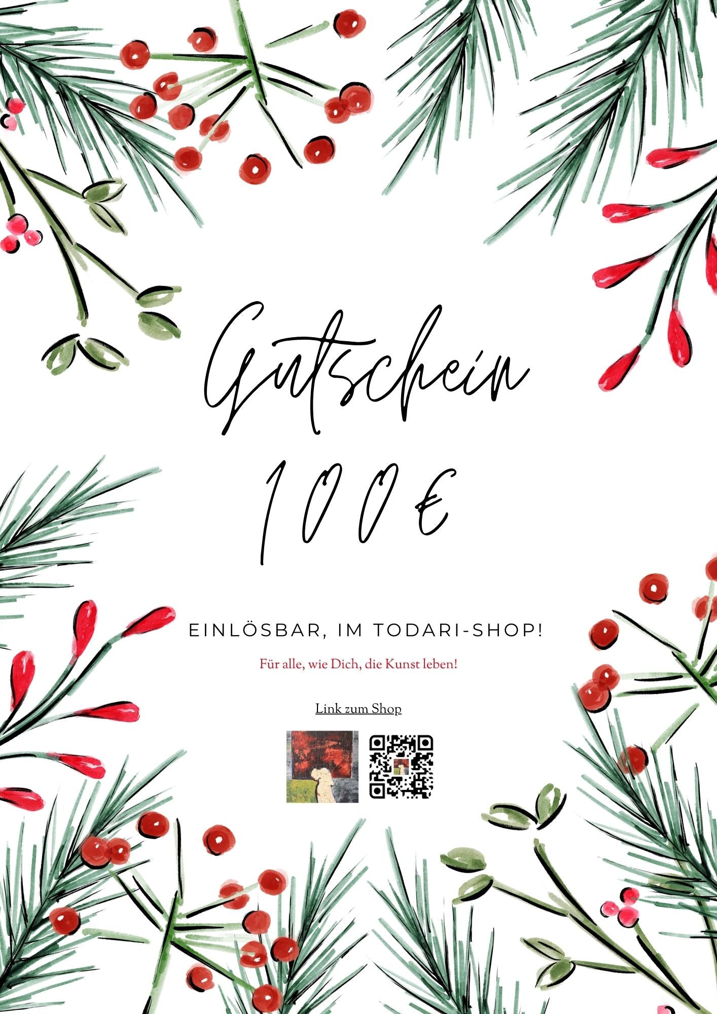 Gutschein für den ToDari-Shop