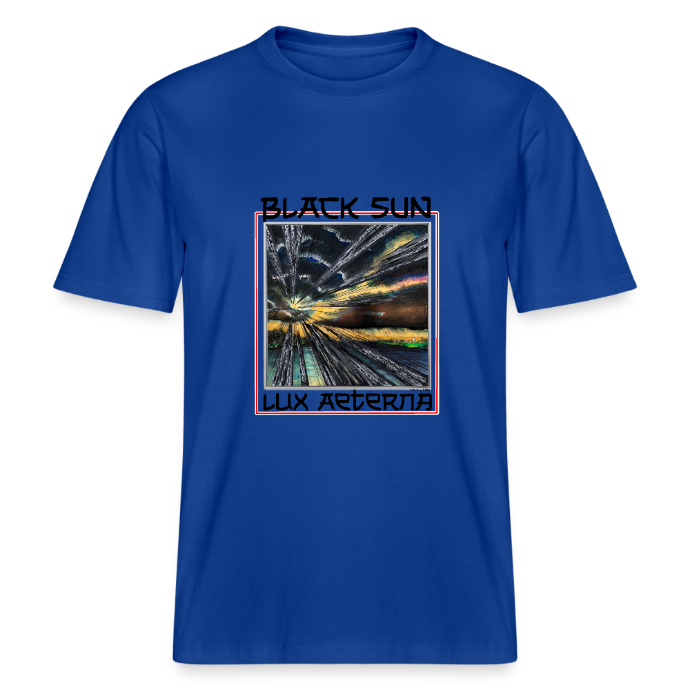 Black Sun / Lux Aeterna - Lässiges Shirt mit Tiefgang - Dunkelblau