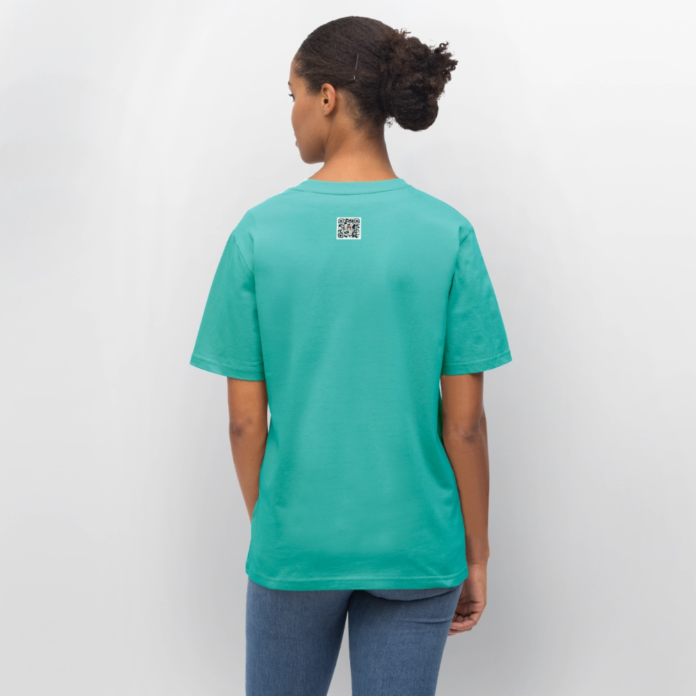 Black Sun / Lux Aeterna - Lässiges Shirt mit Tiefgang - Poolblau