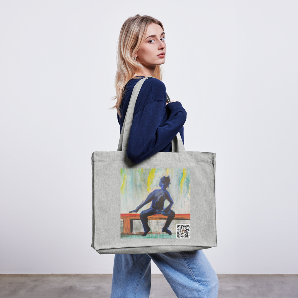 Stanley/Stella recycelter Shopping Bag - Grau meliert